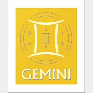 Zodiac Gemini Posters and Art